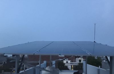 3kW residential rooftop solar installation in Barabanki