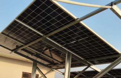3kW residential rooftop solar installation in Hiran Nagar, Sitapur
