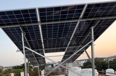 3kW residential rooftop solar installation in Hiran Nagar, Unnao
