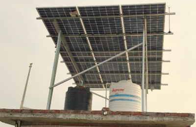 3kW residential rooftop solar installation in Ayodhya