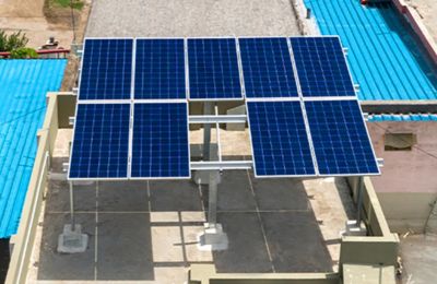 5kW residential rooftop solar installation in Ayodhya